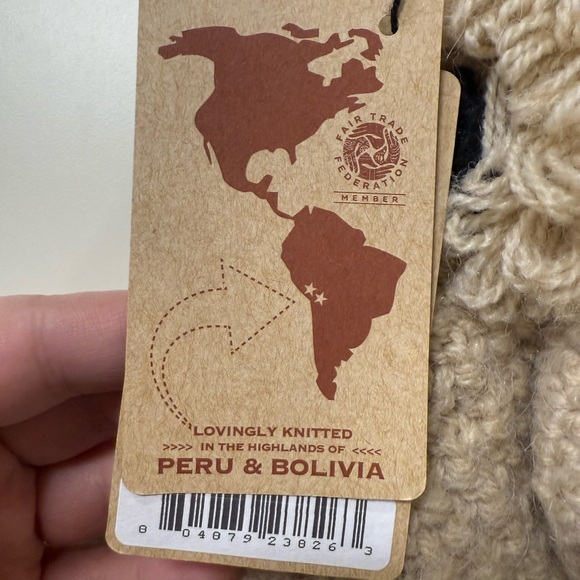 NWT Alpaca Wool Knitted Animal Hat – Handmade in Peru 🧶✨ - Picture 7 of 7